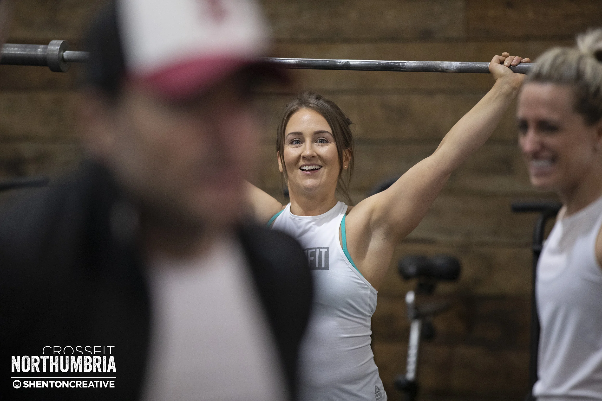 Laura Kay - 3+ year member, warming up for event 2 of the CFN Lift Off