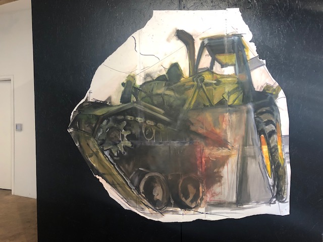 "Untitled I (Bulldozer/Tank)" by Anthony Patterson 