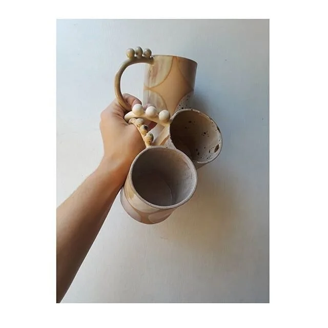 Other happier things for @crosenestcollective 🖤 #curioisclay #artobject #muglove
