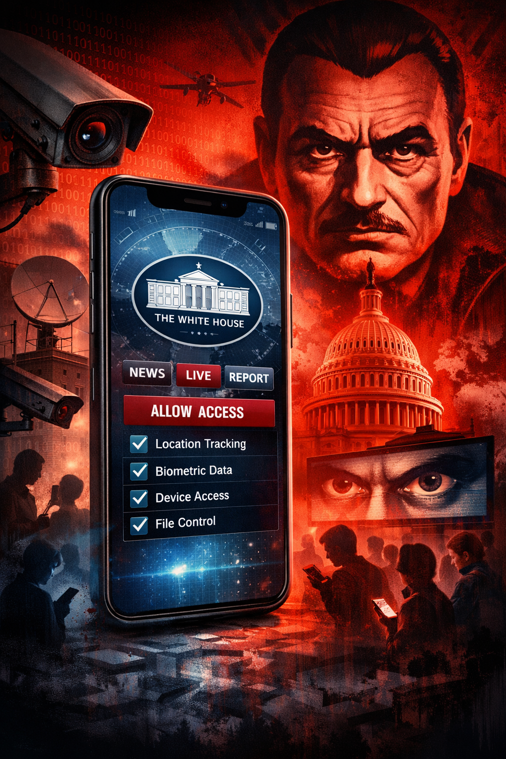 The White House Built a “News App.” It Looks a Lot Like Surveillance