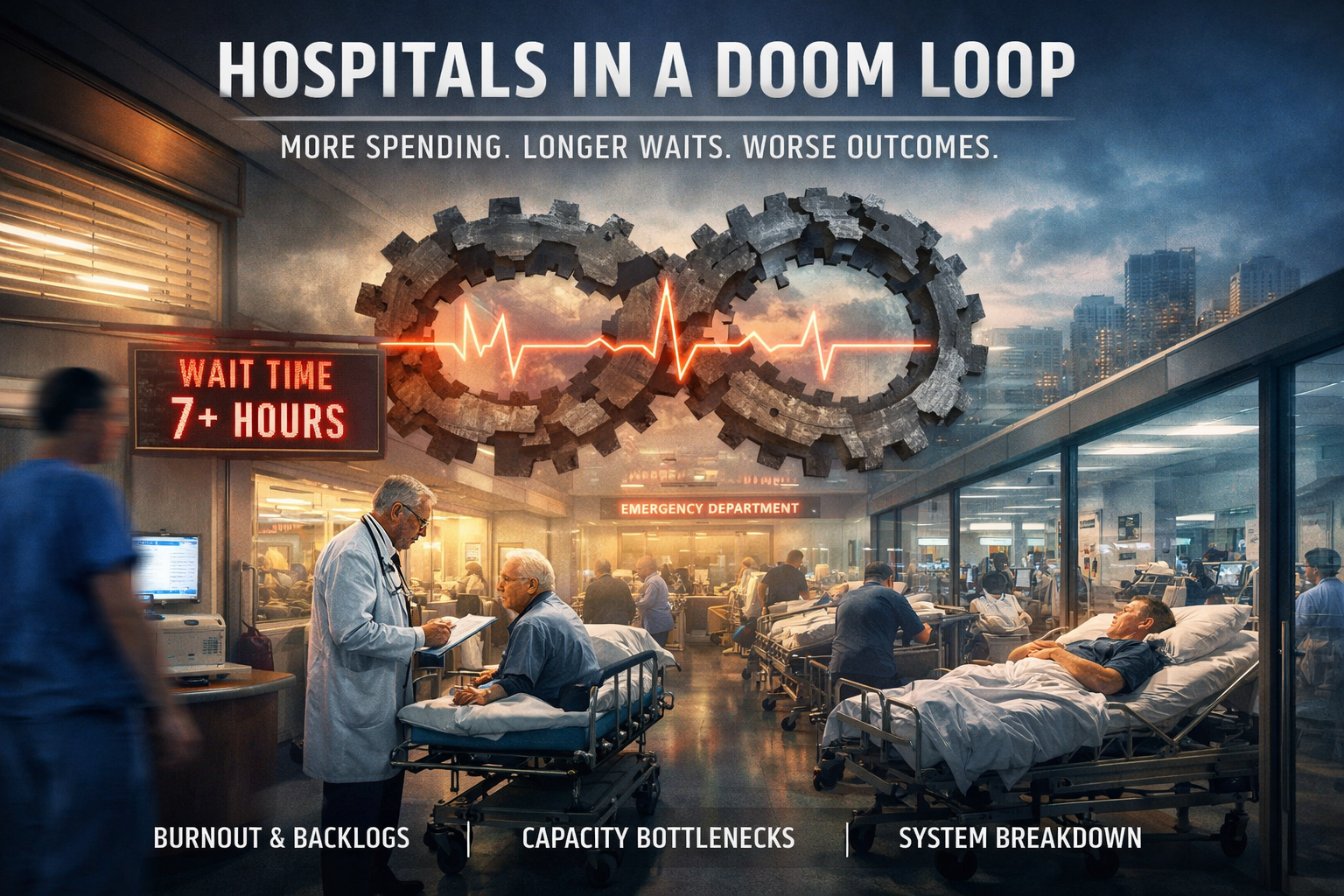 Hospitals in a Doom Loop: Why Healthcare Is Slowing Down as Spending Rises