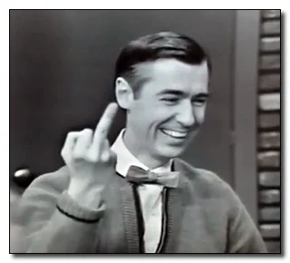 Even childhood heroes sometimes give the bird to America...