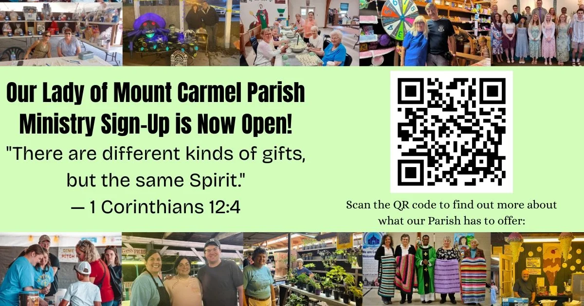 An invitation to get more involved at OLMC Parish