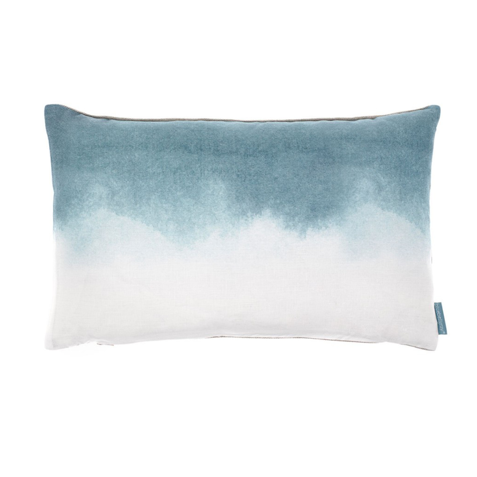 Teal Landscape Ombre Cushion from Bluebellgrey