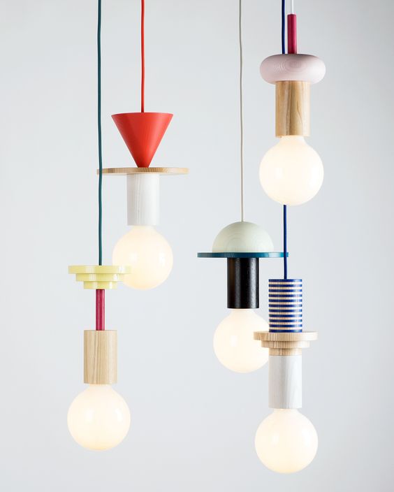 Junit is a new series of modular and geometric pendant style lights from German design studio Schneid