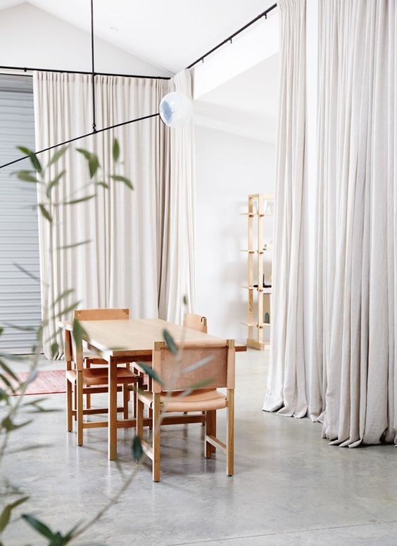 Wooden Dining Table and Beige Chairs .jpg