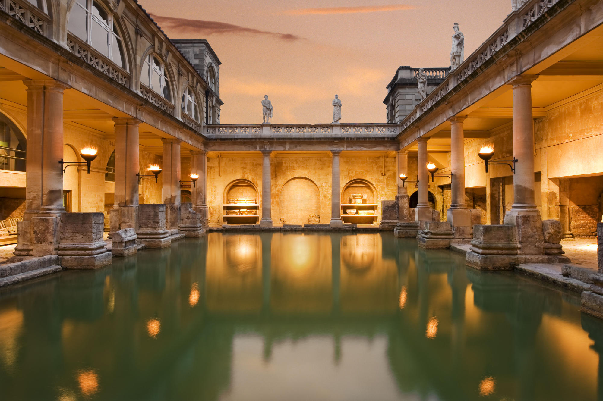 Great Bath orange sky, James Davies reduced.jpg