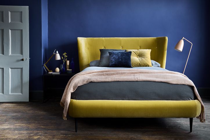 Audrey Bed in Canary Velvet from Sofa.com: from £1310.00