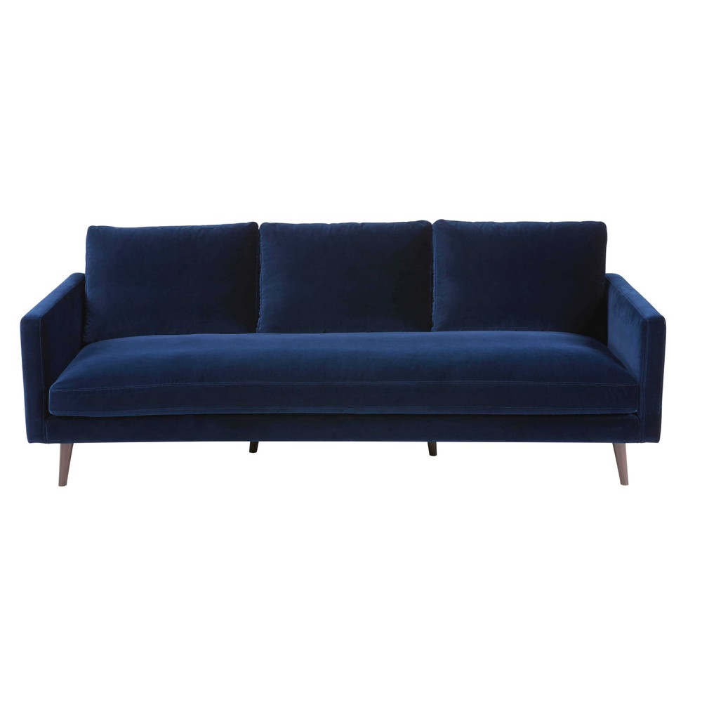 Kant Midnight Blue Velvet Sofa from Maison du Monde: £1049.00