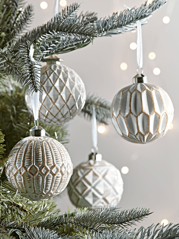 Twelve Copper & White Baubles - Cox and Cox £40.00 .png