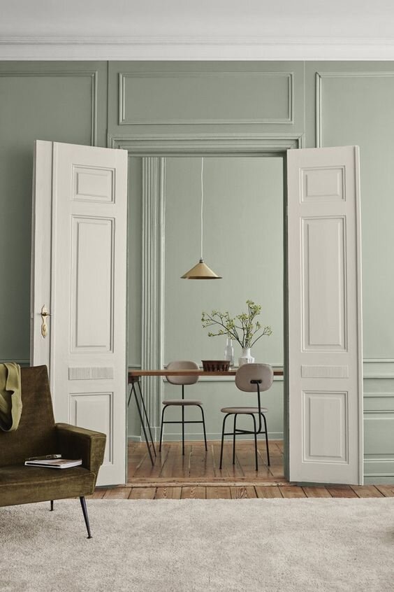 The Biggest Paint Colour Trends For 2020 Liv Interiors - Dulux Sage Green Kitchen Paint Colors
