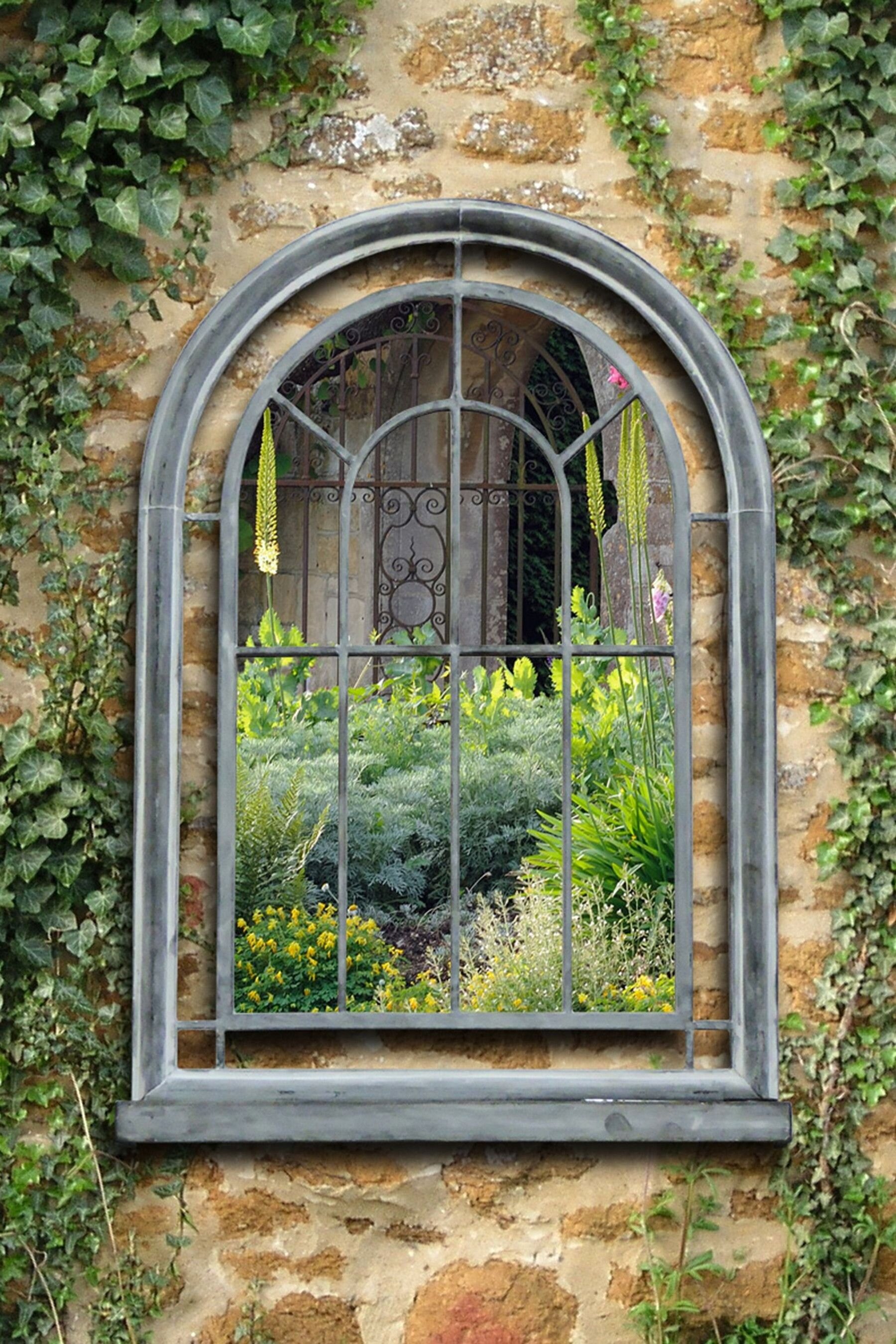 Premium Arch Garden Mirror by Charles Bentley.jpeg