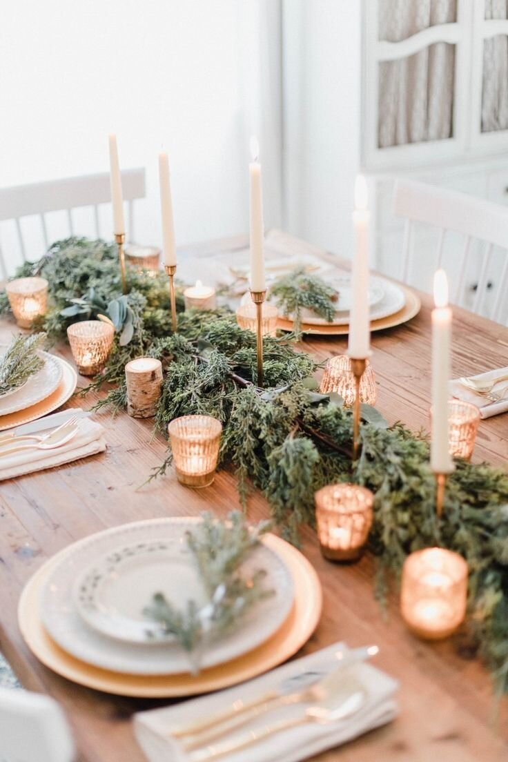 White and Gold Christmas Tablescape - Lauren McBride.jpeg