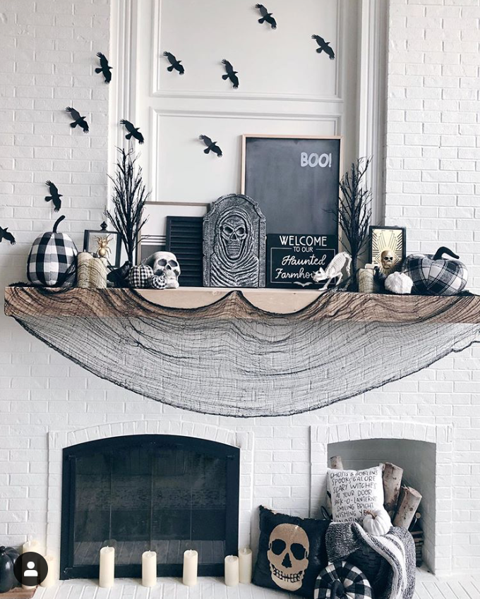 Monochrome Halloween Style Ideas — LIV for Interiors
