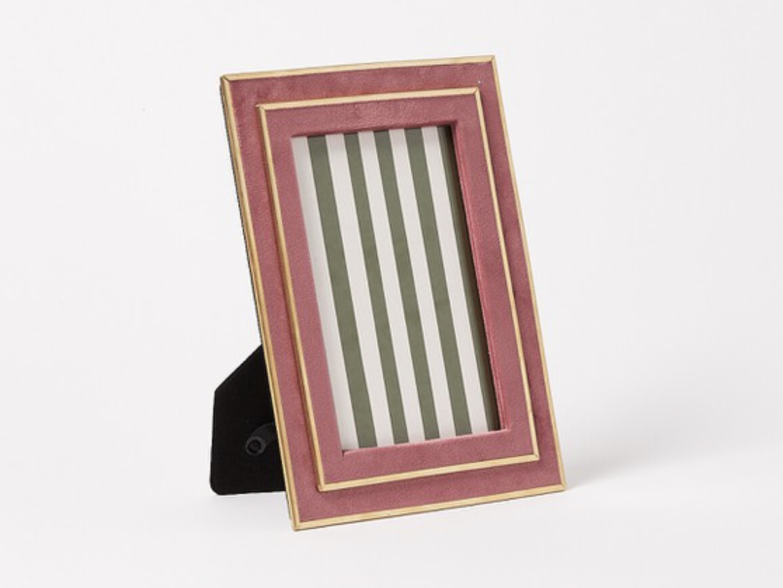 Oliver Bonas - Pink Velvet Photo Frame £16.50