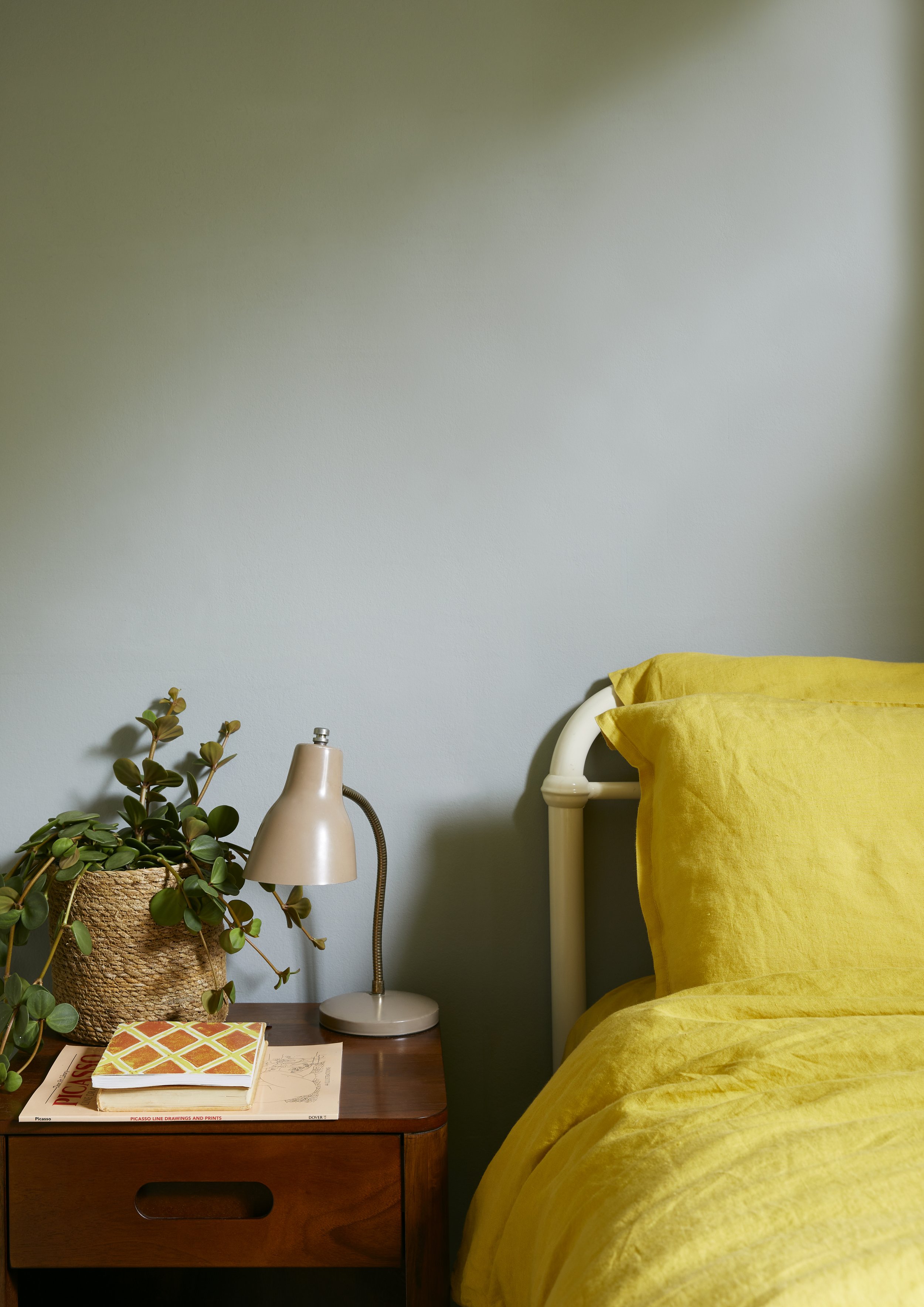 Grassy_Portrait_HR_Bedroom_Yellow Bed_Plants.jpg