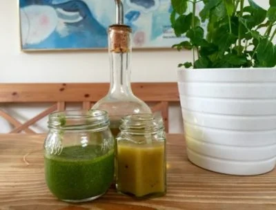 Basil Dressing & Easy Pesto