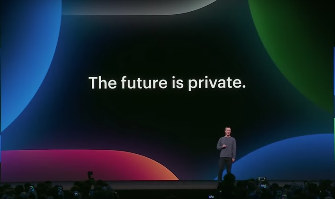 Mark Zuckerberg alla Conferenza annuale per i Facebook developer (F8) 2019