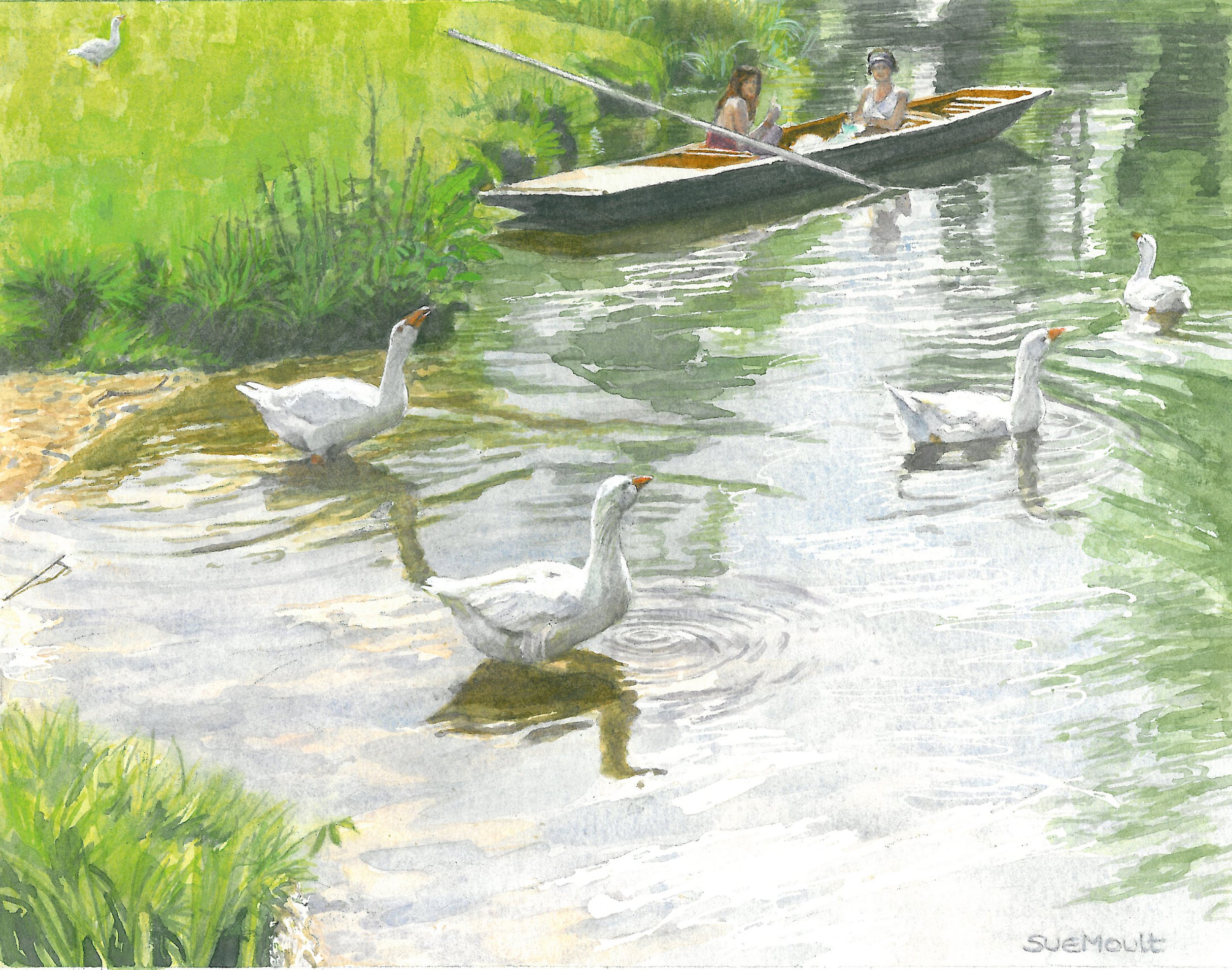 3. Geece with Punt 2 from Coe Fen.jpg