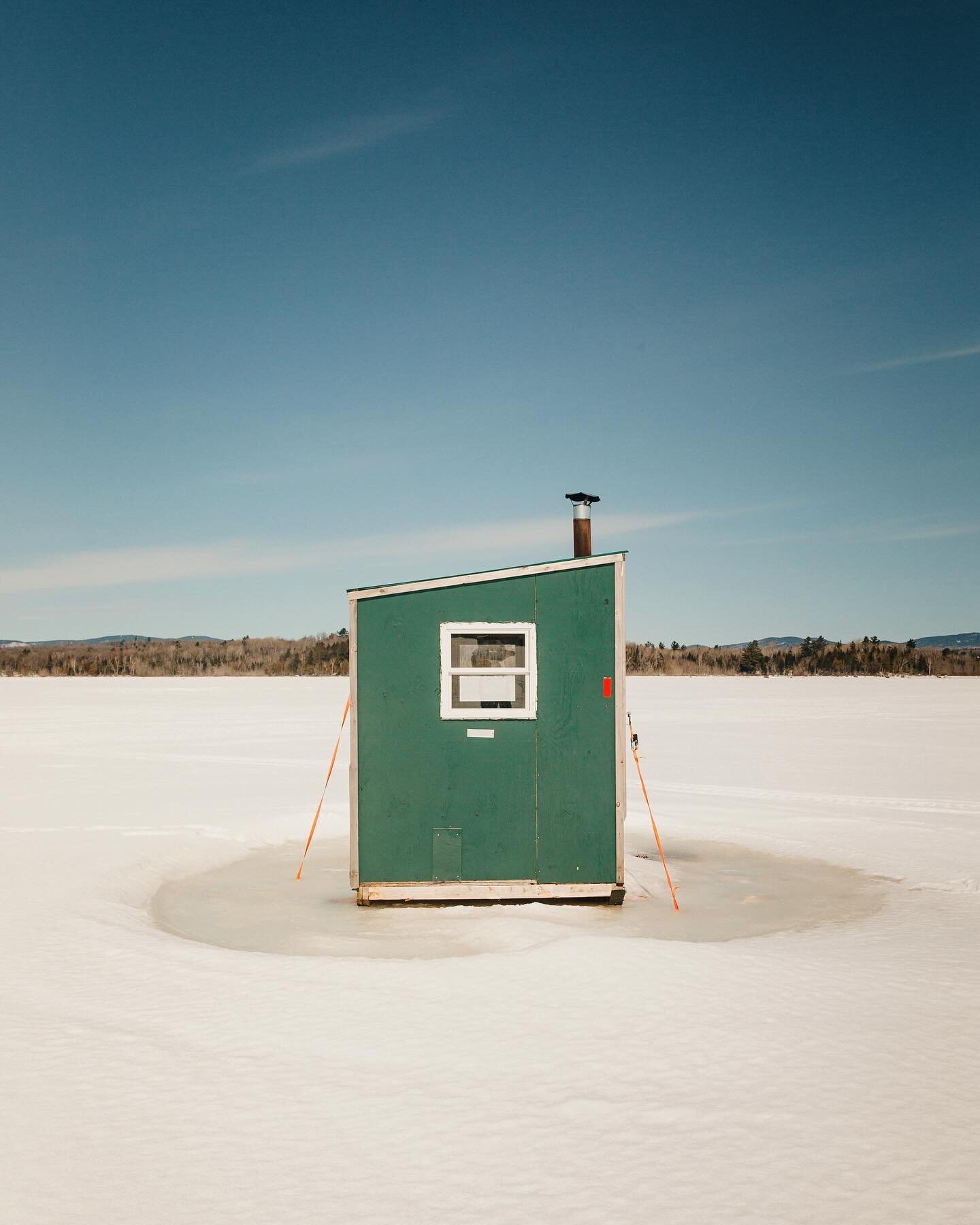 Last winter, found ourselves on Wood Pond in Jackman chatting with folks for Guidebook 01: Outdoor Recreation as they waited for their flags to waive back at them. Here&rsquo;s an excerpt: 

&ldquo;Today, ice fishing in Maine has transformed into a b