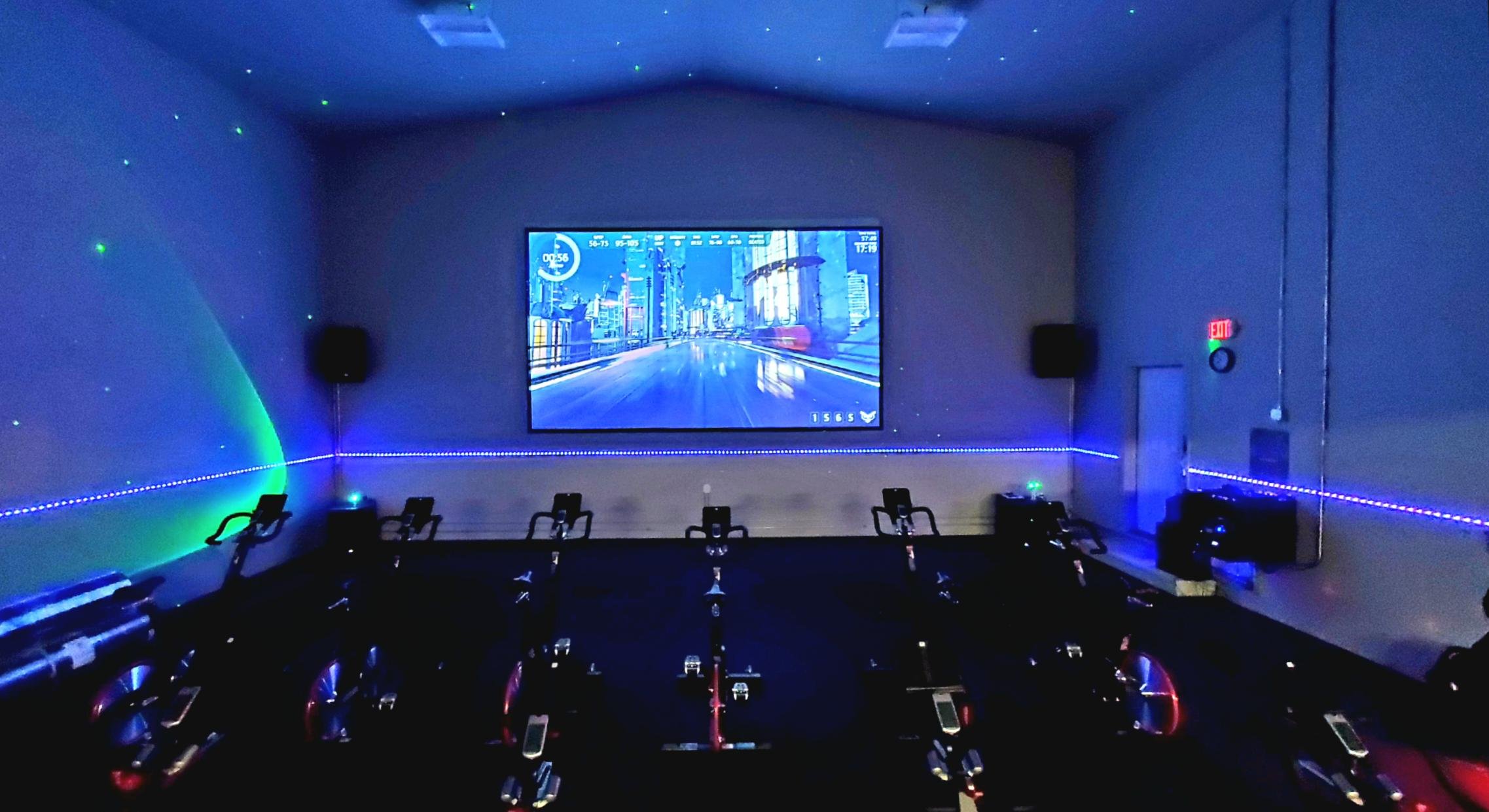 FEATURING 18 BIKES AND A SCREEN THAT'S OUTTA THIS WORLD!