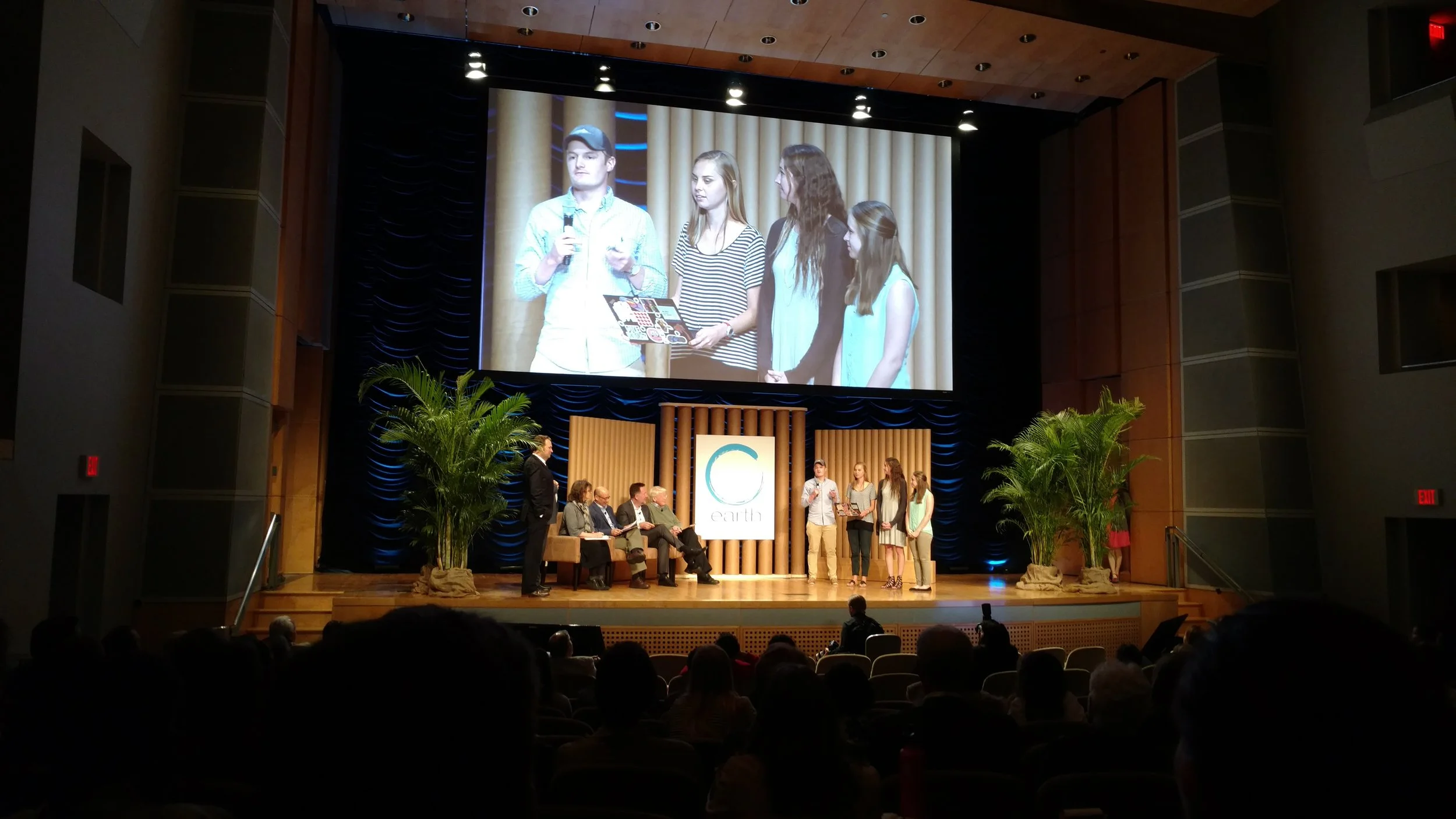 Team Green Eggs and Sam pitching their solution.