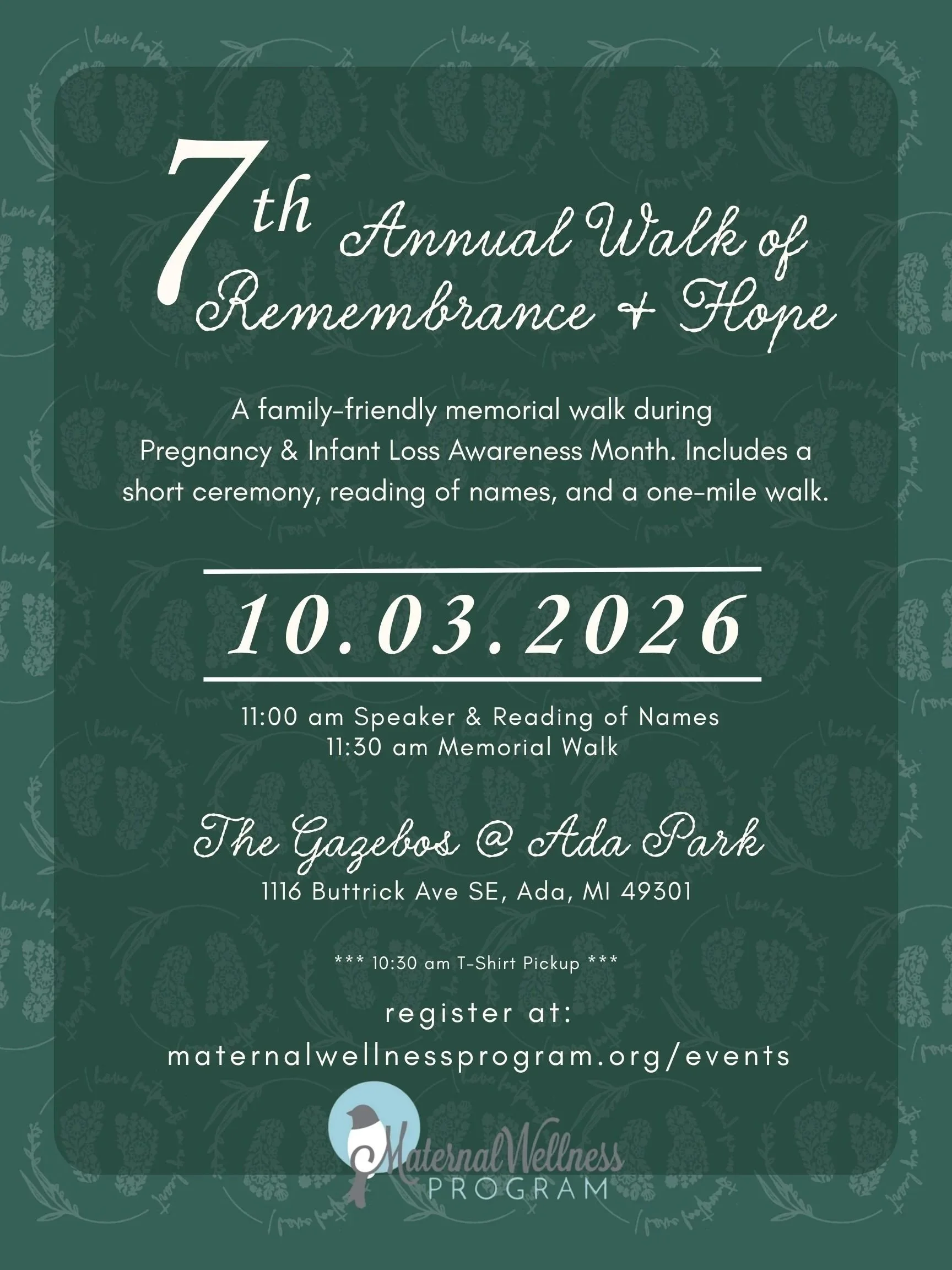 7th Annual Walk of Remembrance &amp; Hope