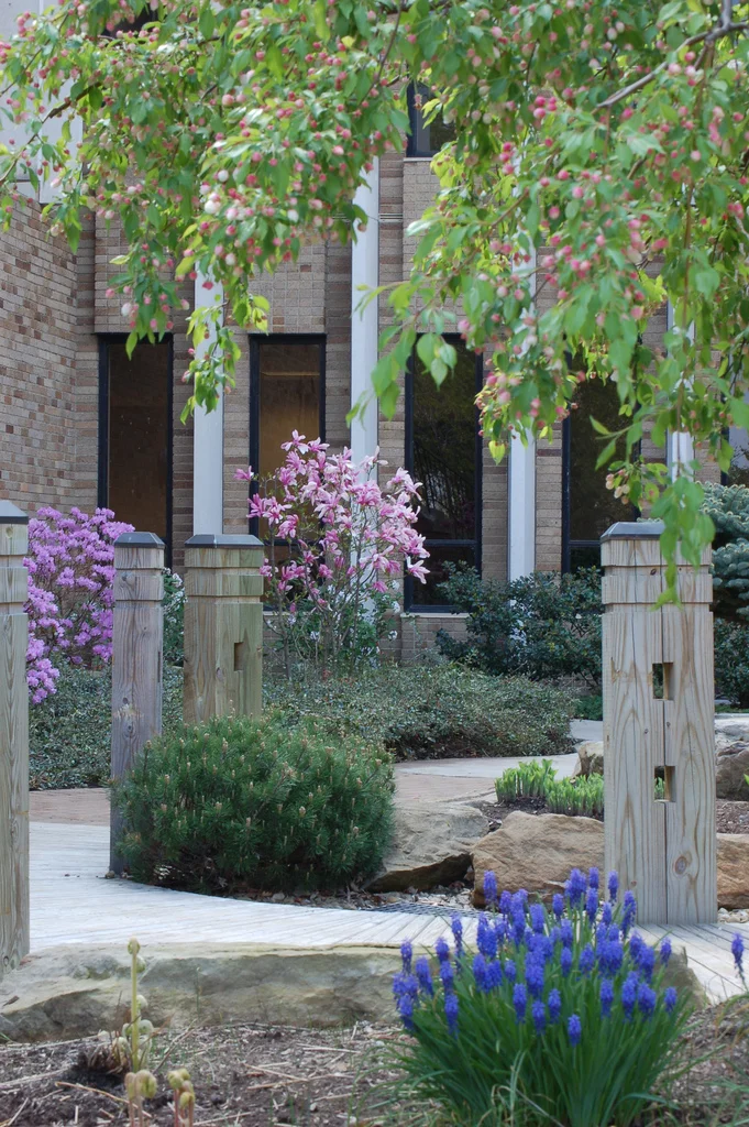 Beautifully manicured grounds