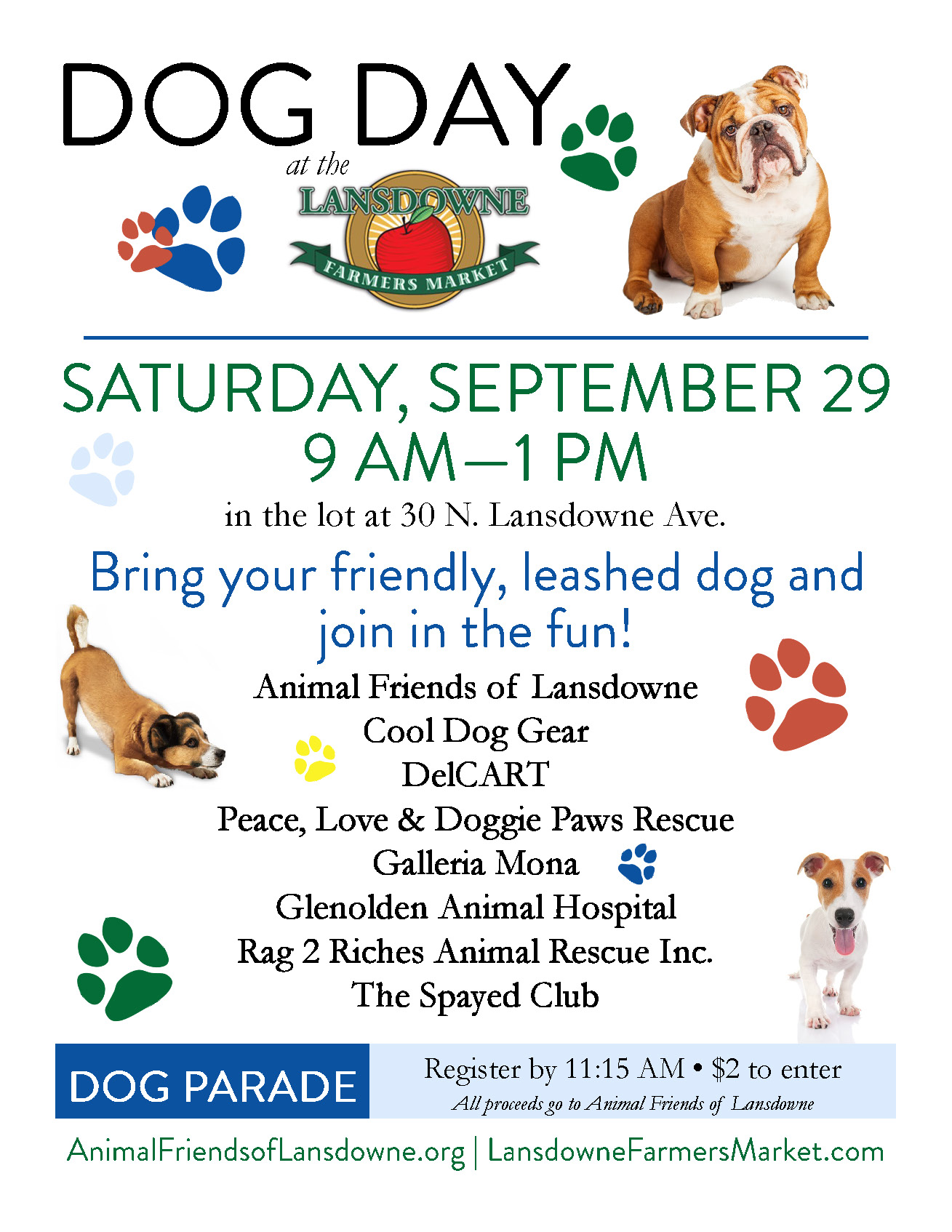 Dog Day at the Lansdowne Farmers Market