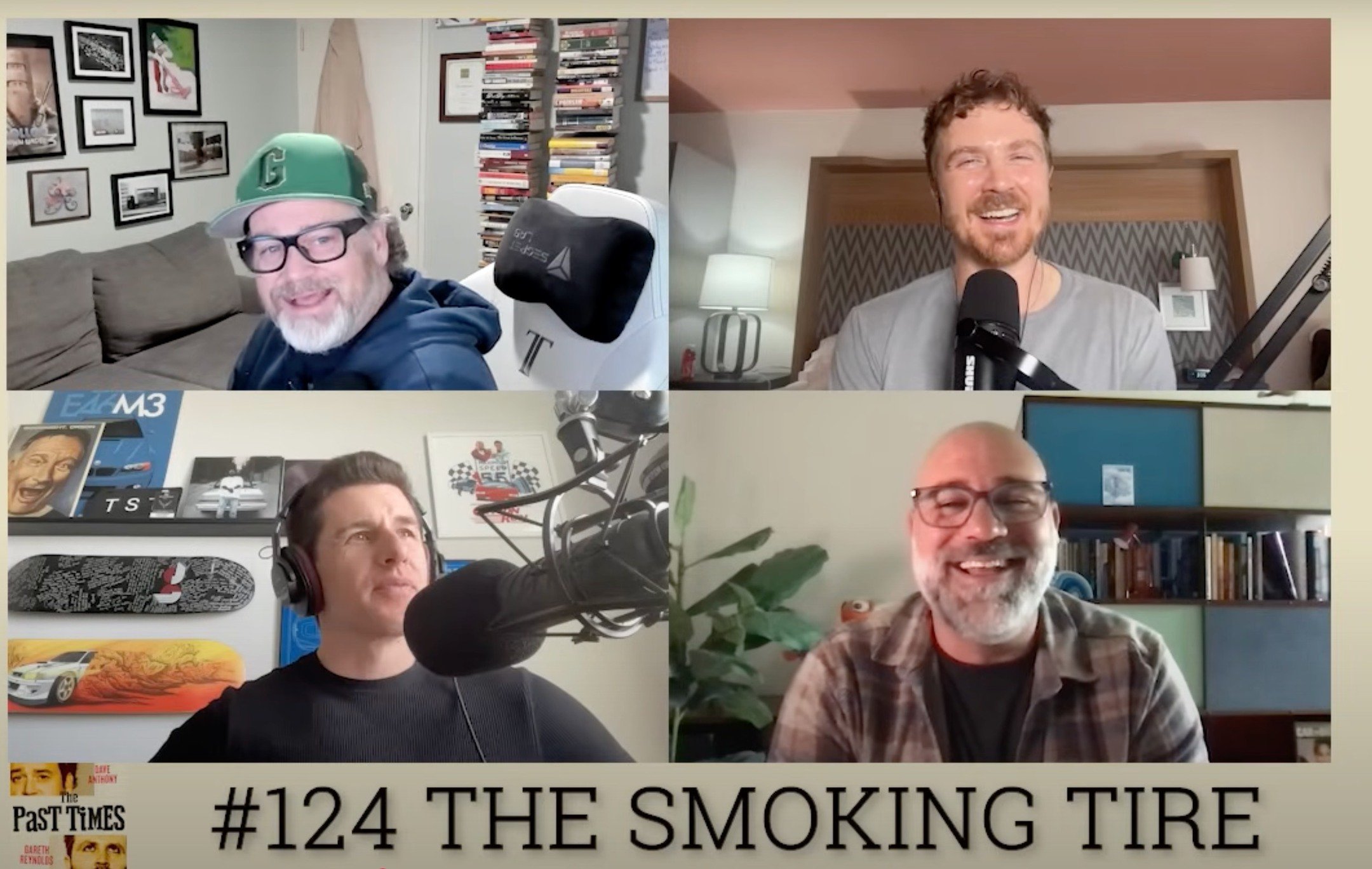 This was rad as hell, me and @therealzackklapman on The Past Times with @reynoldsgareth and @dave_anthony_ ! I was dying on this one. Zack was on fire, and as a fan of @dolloppodcast for like 10 years now, it was excellent to get in the game. Get it