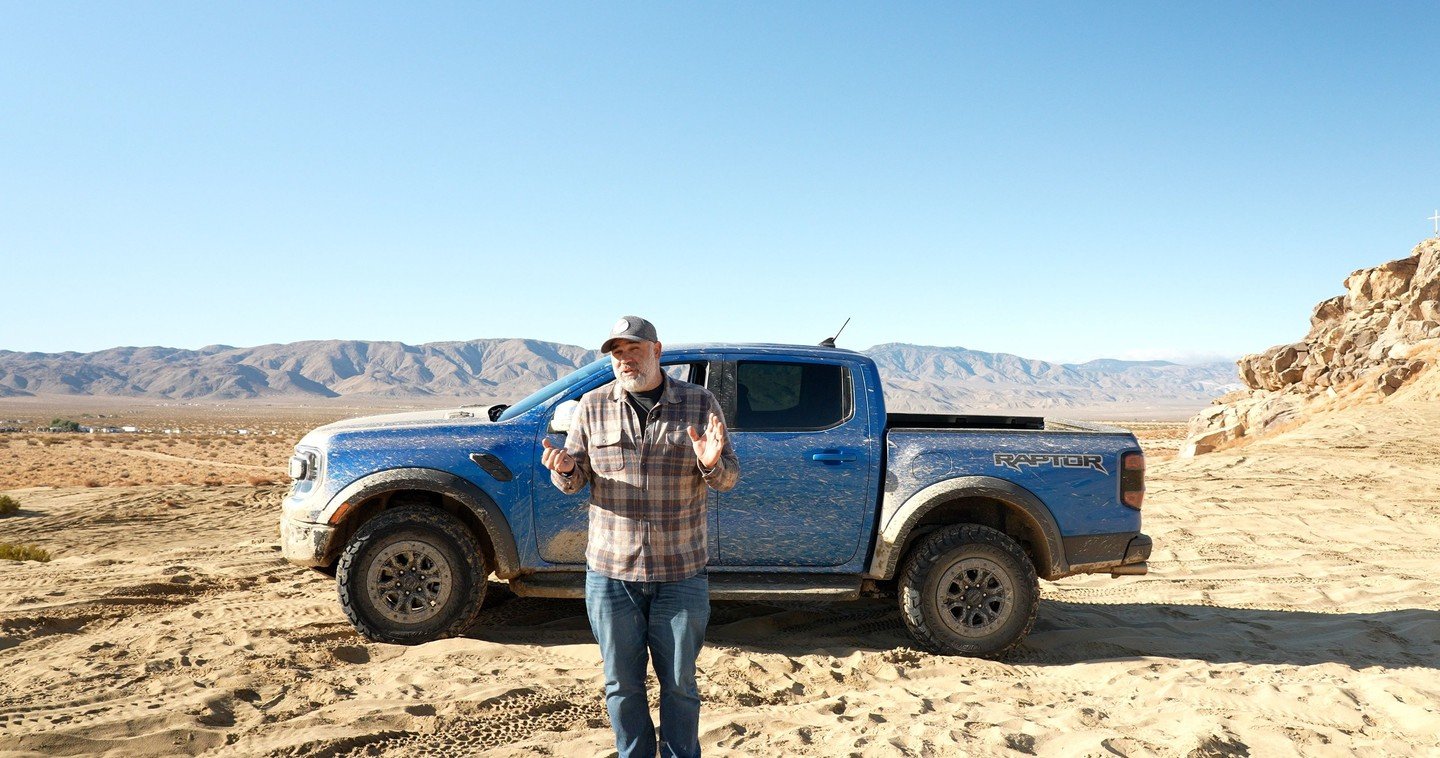 Caption this and then go watch our King of Hammers 2025 video. It's got a review, a ride along in a crazy @redbull car, nighttime danger, the wildest builds, and a jump gone wrong.