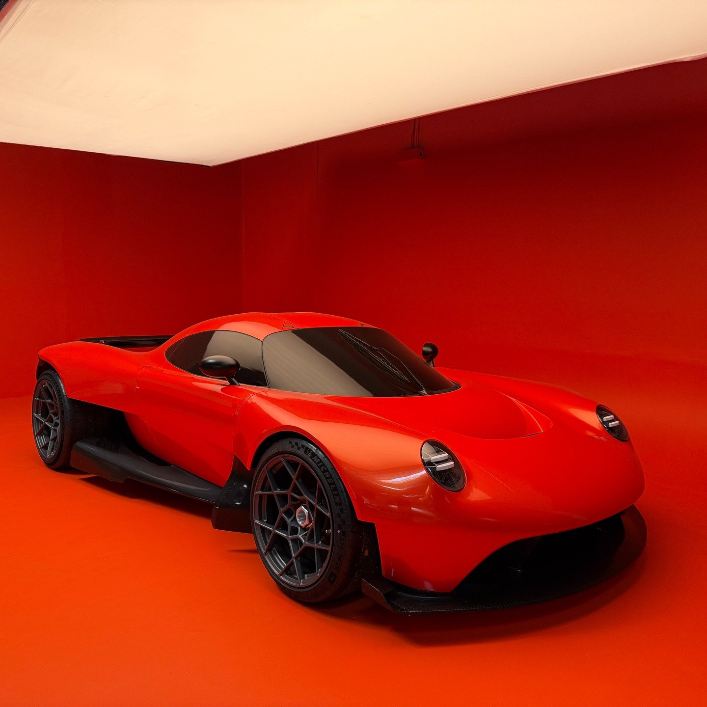 Nikita and Ilya of @oilstainlab are coming on the pod this afternoon, so I went to their studio to check out their gorgeous HF11 concept. Seems interesting, with two available powertrains. Patrons catch it live, everyone else next week!