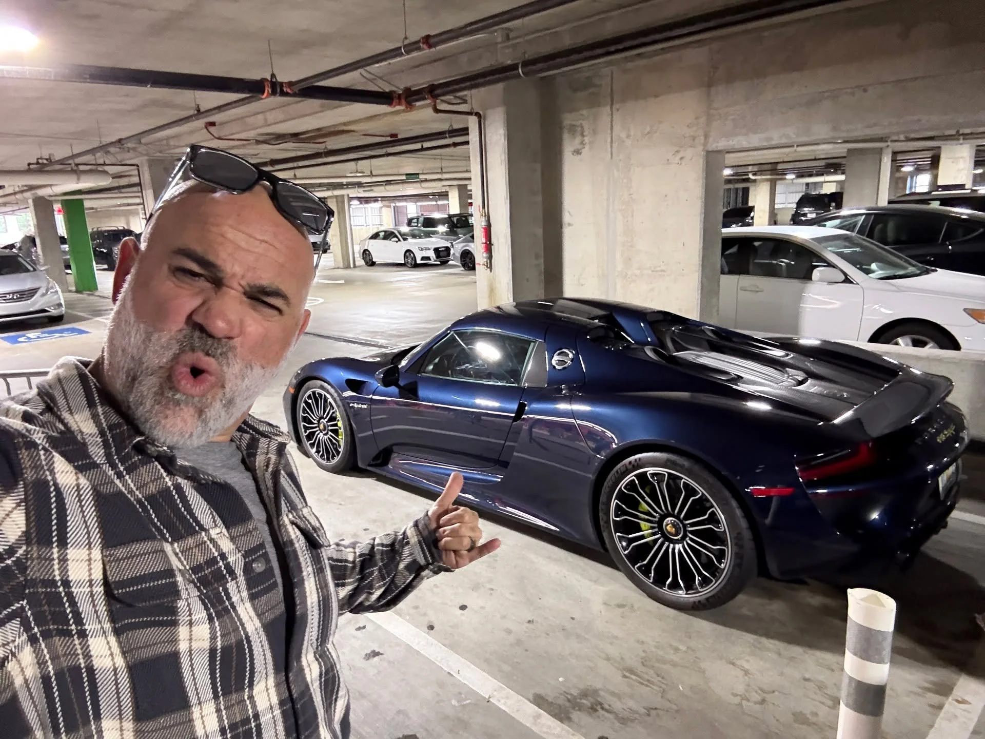 Swapped out my brand new, minty fresh hybrid Porsche for a 12-year old scruffy, un-sellable hybrid Porsche. Say hi to Meridith, my companion for Southeast Road Trip Week Part II: The @roadandtrack Blue Ridge 500! Driving from Buckhead -&gt; @pecatl -