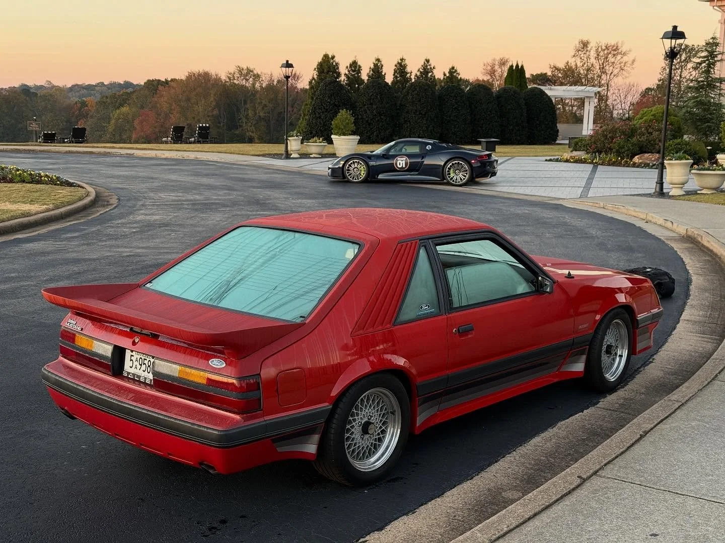 Supposed to shoot Meridith this morning but photographer @mustang_geek rolled up in an 86 Saleen that has me feeling some kinda way!