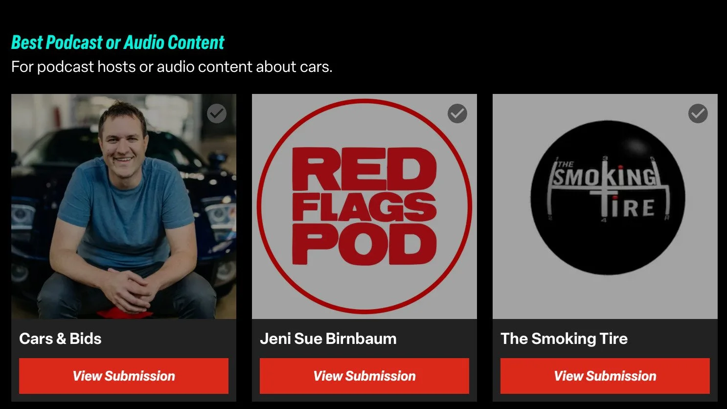The TST Podcast is nominated for a @racer.hq Creator Award and we need YOUR help! Go to racer.com/awards/vote to vote for us!
