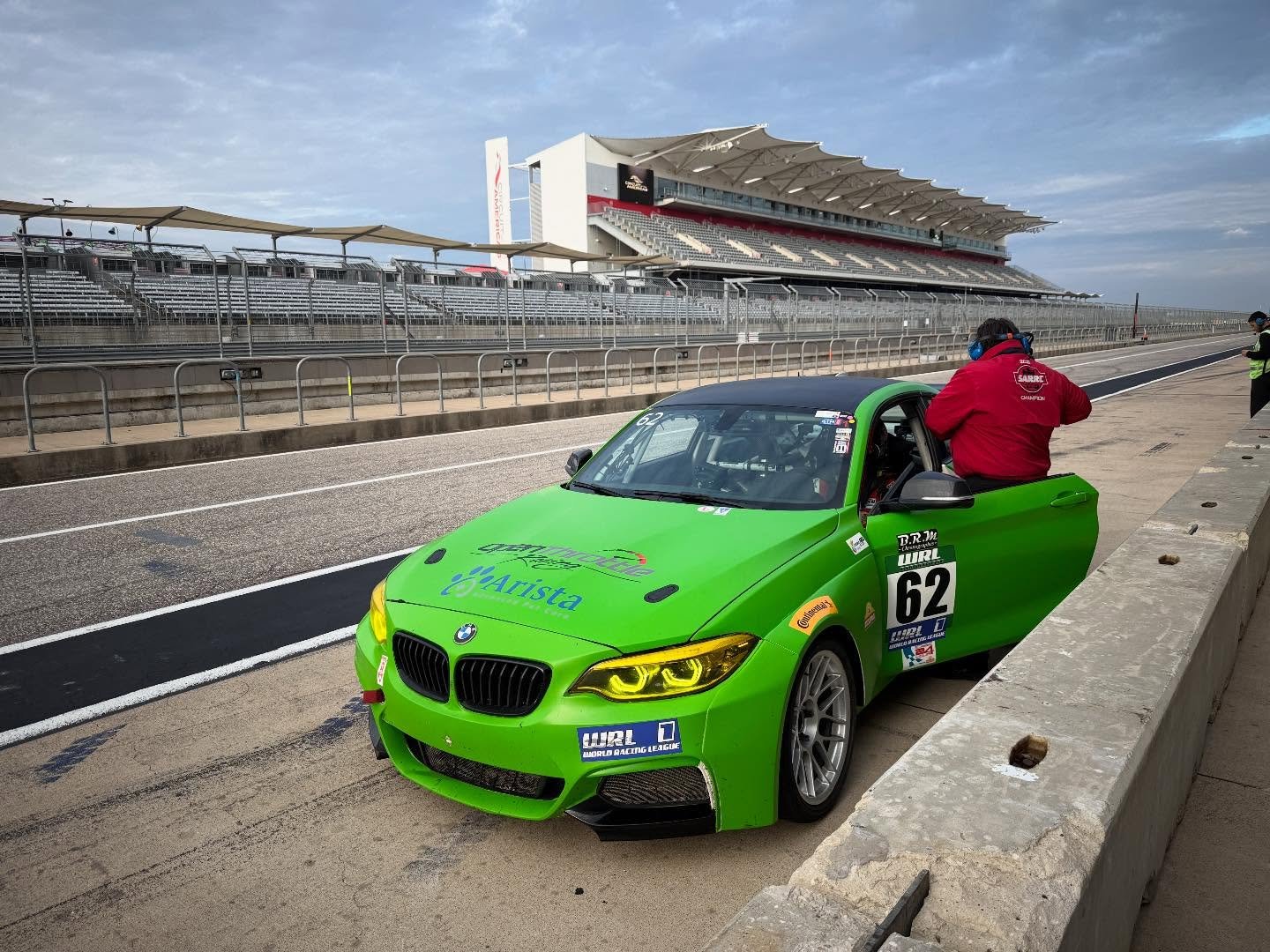 Race weekend! My first @worldracingleague race! Driving this sweet little 235i-R from @openthrottletrackdays and we got a hell of a team! @tommykendall11 @mateosiderman @jonnylieberman should be a real solid weekend - Car feels great in practice. If 