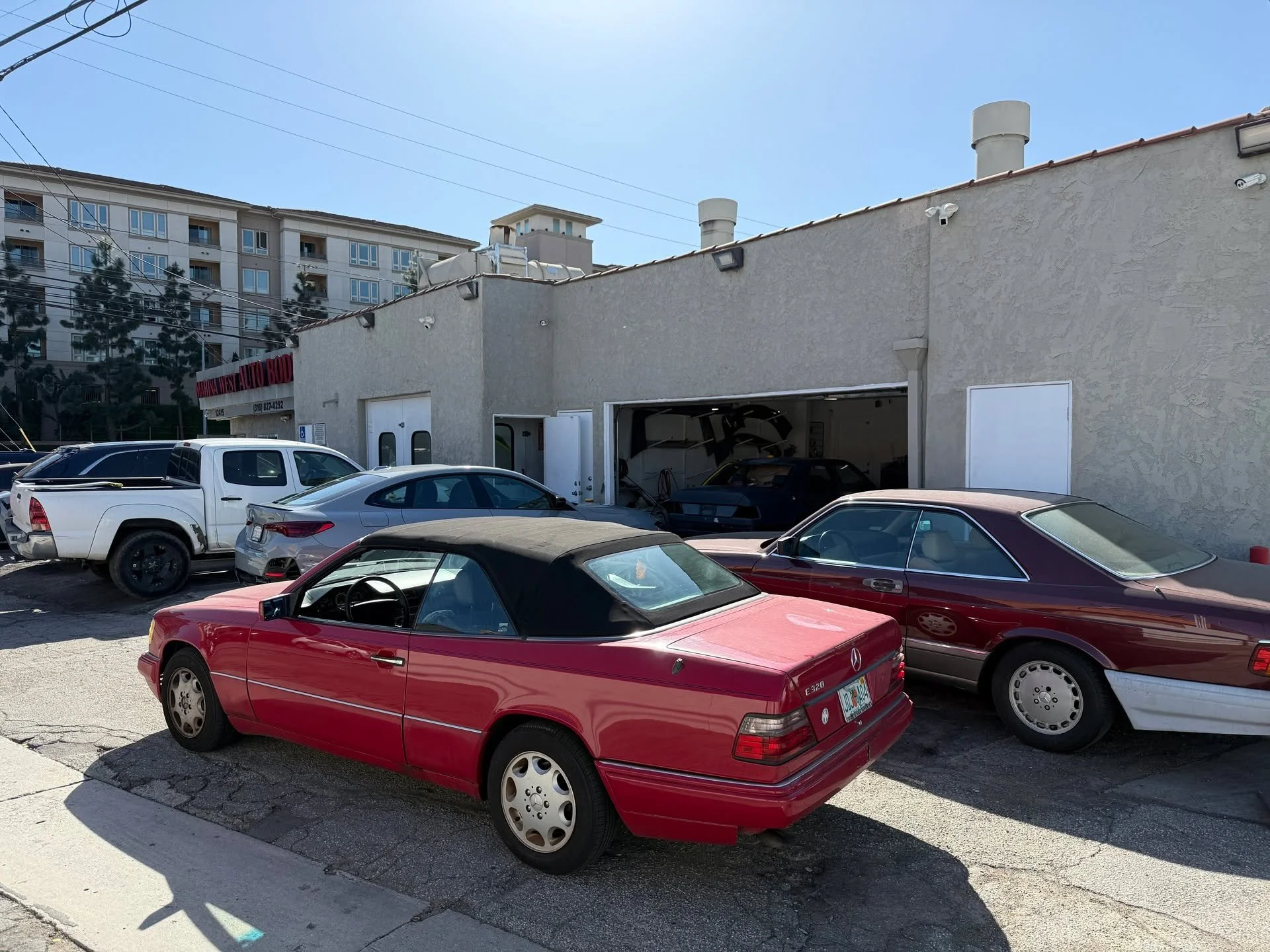 Awww yeah let 2026's project car begin! Me and @cms_motorsports are building the E500 Cabriolet that Mercedes never did... out of Hanna's aunt's old car. Heavy LA cruising coming in!