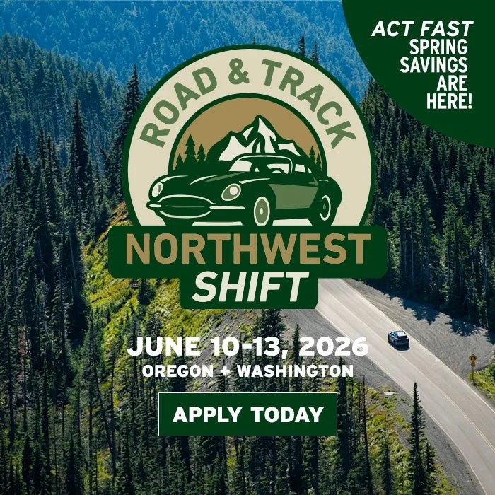 Come drive with me! Applications are now open for the @roadandtrack Northwest Shift! Four days in the amazing Pacific Northwest with the finest roads, amazing hotels, and TWO motorsport experiences: a track day AND a day of rallying at @dirtfishrally