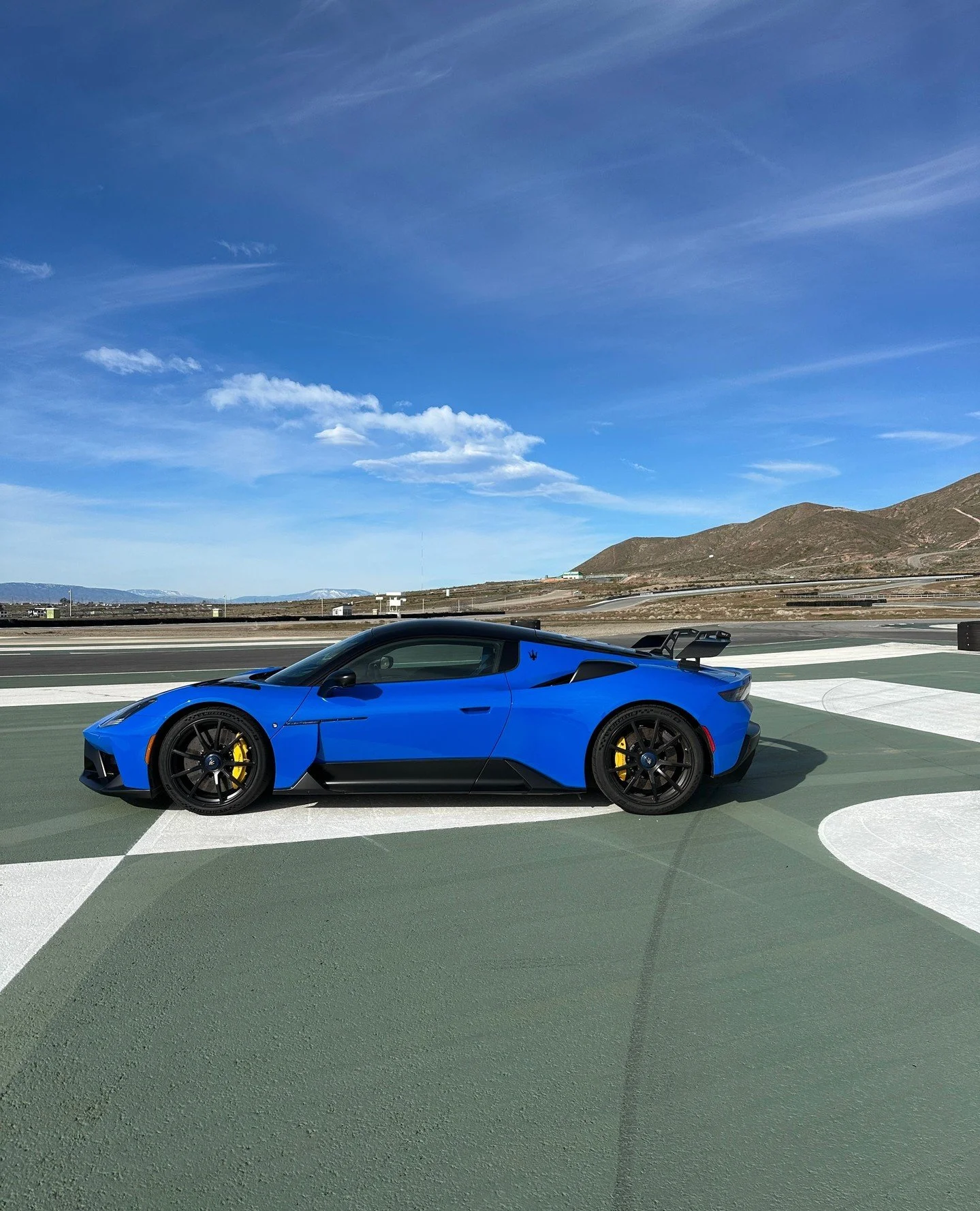Got a little slippy in the MC20 GT2 at @willow_springs_raceway. Swipe to watch one of the slides then go watch our video to see the rest of them.