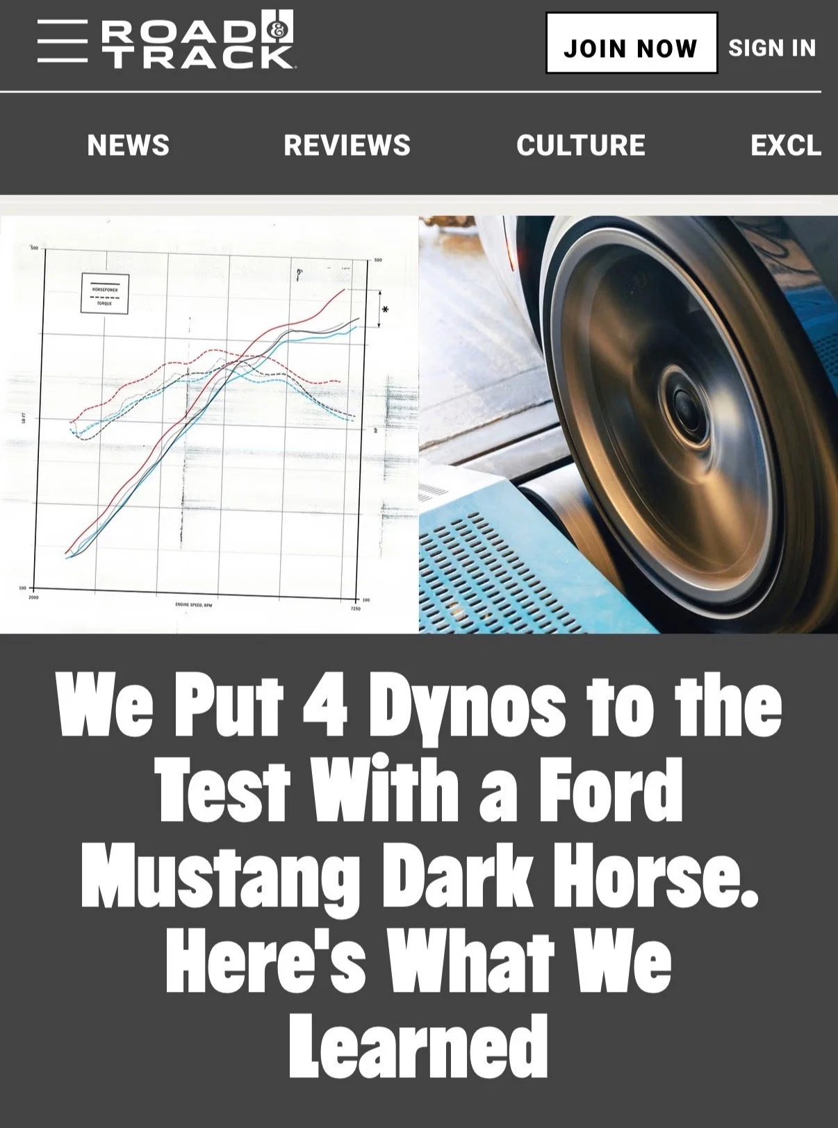 New writing over on @roadandtrack DYNO TASTING! I put the same car on 4 different types of dyno in identical conditions to see how they output differently!