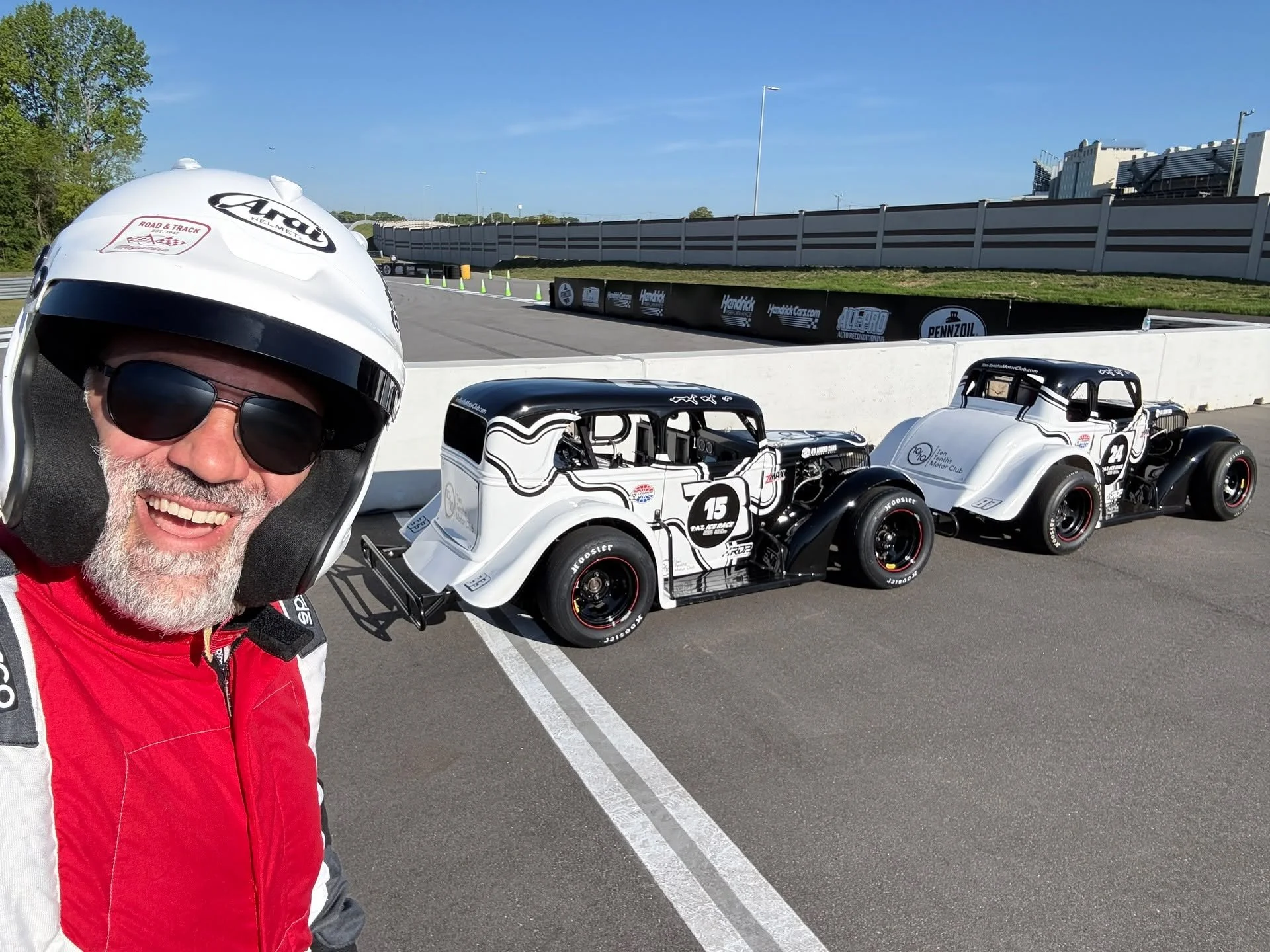 Legends cars on a Road Course? Fuck to the yes. S/O to @tententhsmotorclub for the opportunity. If you're coming to @heritageinvitational today live TST pod on the main indoor stage at 5PM sharp!