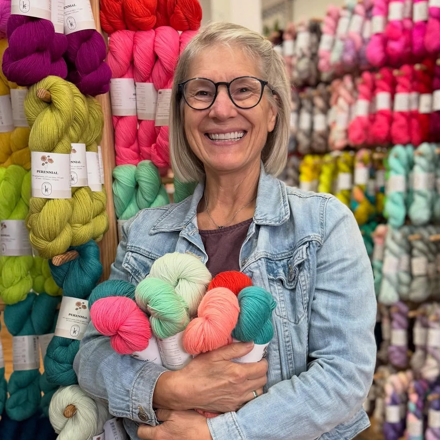 🧶🧦✨Socktober at McKinney Knittery ✨🧦🧶

To kick it off... here is Ginger and Patty's yarn + pattern pick (we'll have to post a picture of Patty with the yarn soon!!)

Yarn: Kelbourne Woolens Perennial
Pattern: Thulite Light by @fieldwonderful 

#t
