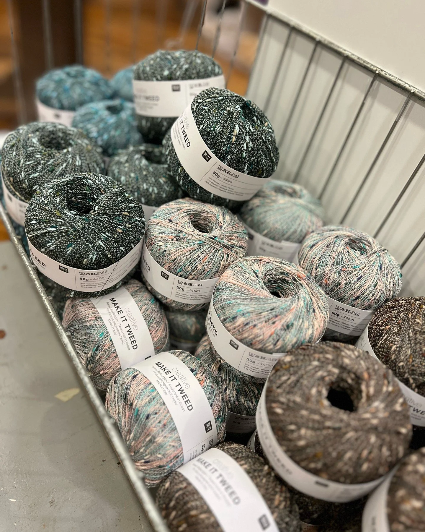 Need Tweed?!!

Add a touch of classic tweed charm to your projects with Make it Tweed by Rico Design. It&rsquo;s the perfect way to transform any yarn into a beautifully speckled, tweedy masterpiece. This lightweight, colorful thread is designed to b