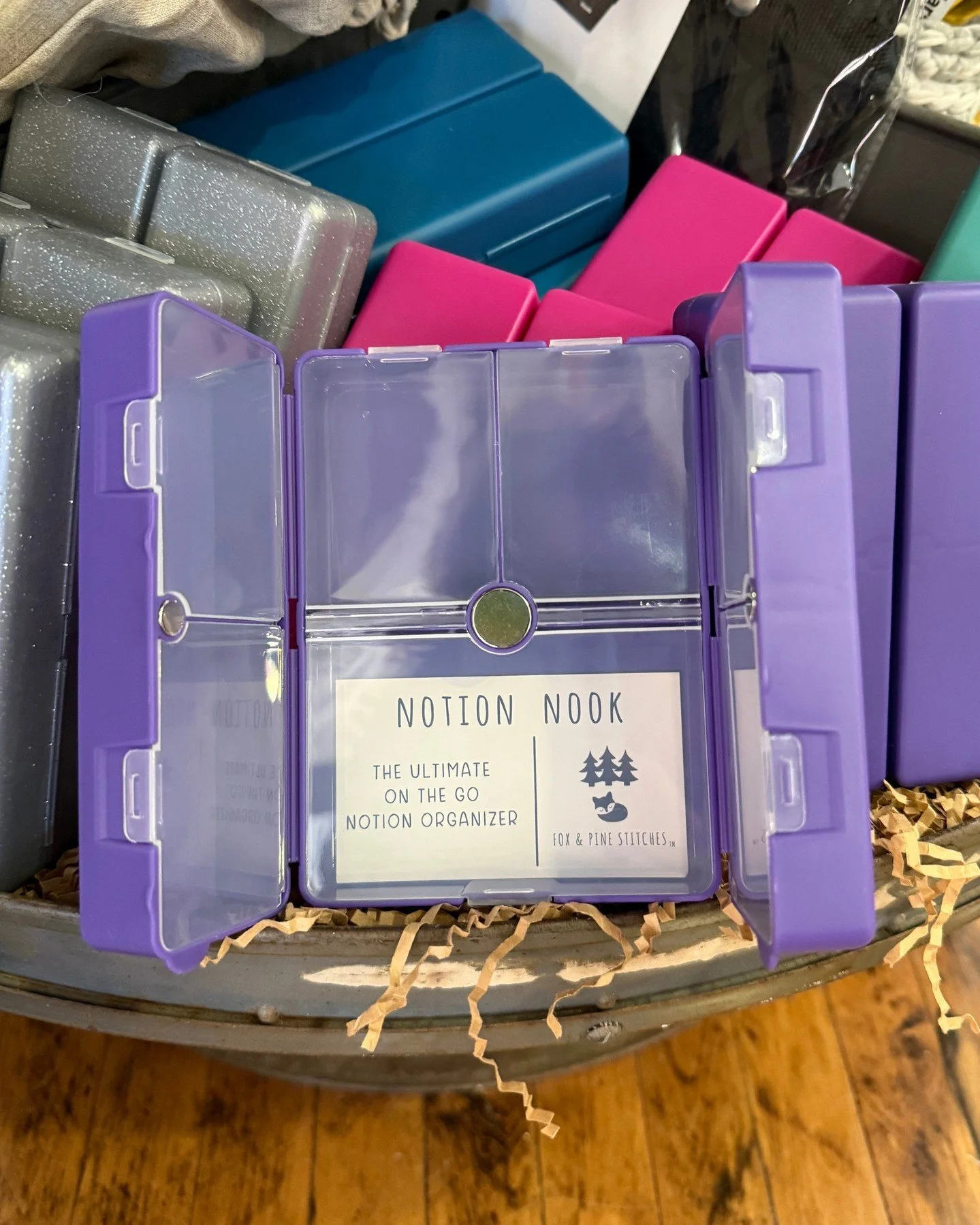 Guess what is back in stock!! The Notion Nooks by @foxandpinestitches are -- and they will make perfect gifts this holiday season! 

To shop online, tap the link in our bio!

#notionnooks 

Our regular shop hours:
Monday-Thursday: 9:30am-8pm
Friday-S