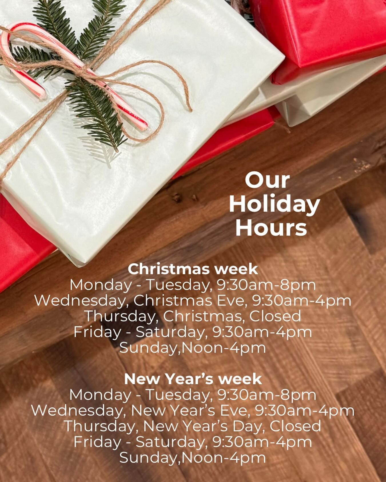 Just popping in to share our holiday hours. We are closing at 4pm (no knit togethers) on Christmas Eve and New Year's Eve, and are closed on Christmas Day and New Year's Day. Other days are regular hours! Hope you can drop in to see us over the holid