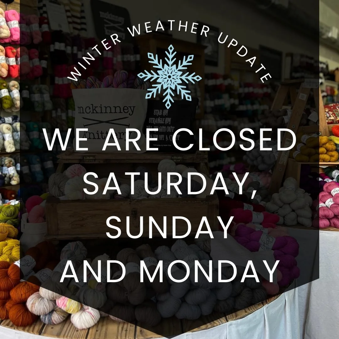 It sounds like the forecasted storm is going to be a doozy. Out of a concern for safety and the desire to reach everyone, we are getting ahead of the decision and announcing we will be closed Saturday thru Monday. We are open tonight until 8p and wil