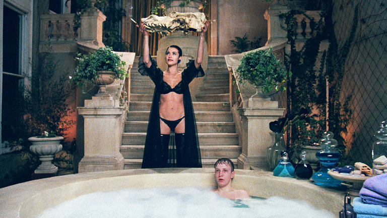 Amanda Donohoe and Chris Pitt in Ken Russell’s “The Lair of the White Worm” (1988), which was directly influenced by the darkly magical work of Michael Reeves. Credit Lionsgate Home Entertainment