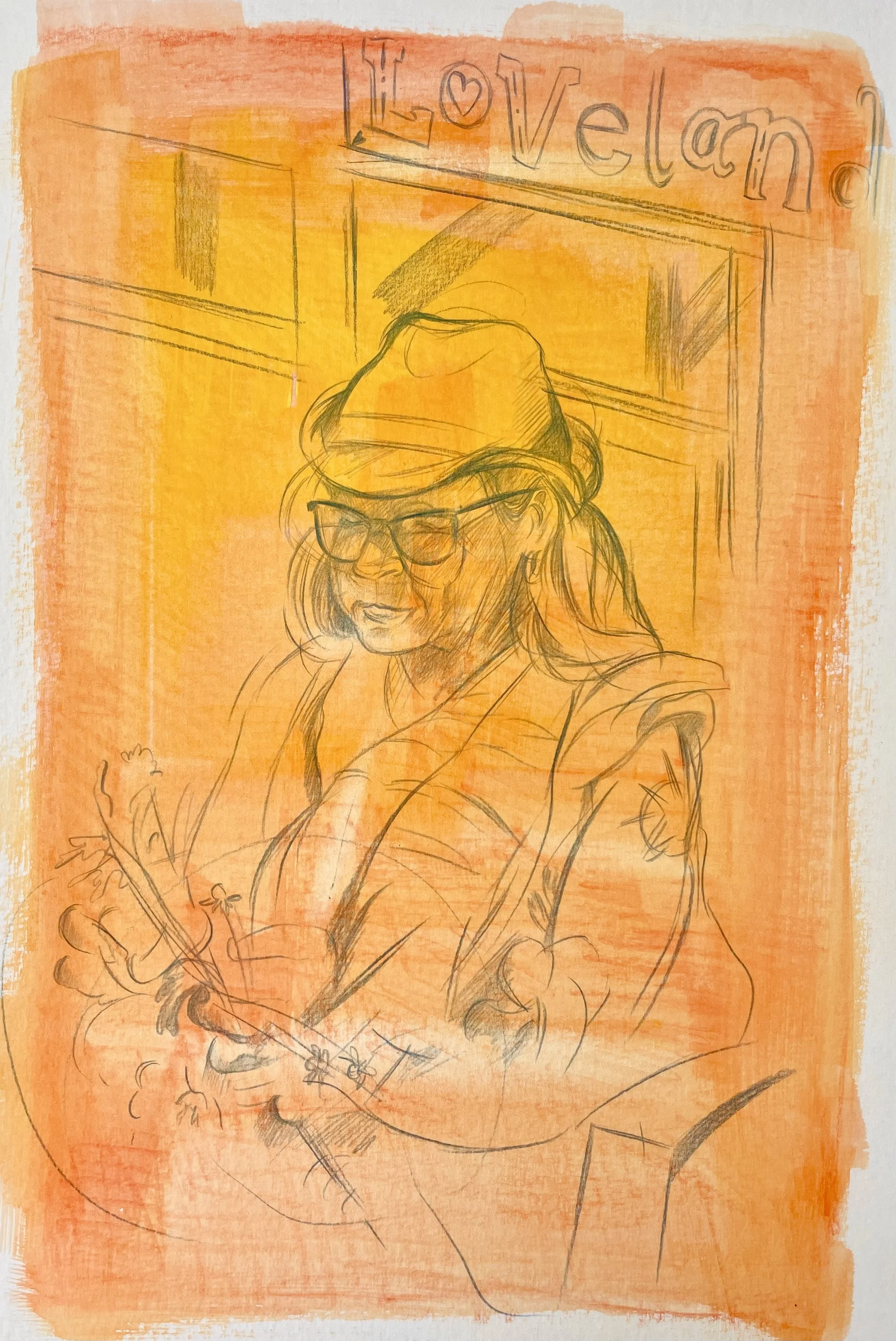  Zoe wrapping medicinal herbs into a smoke bundle 