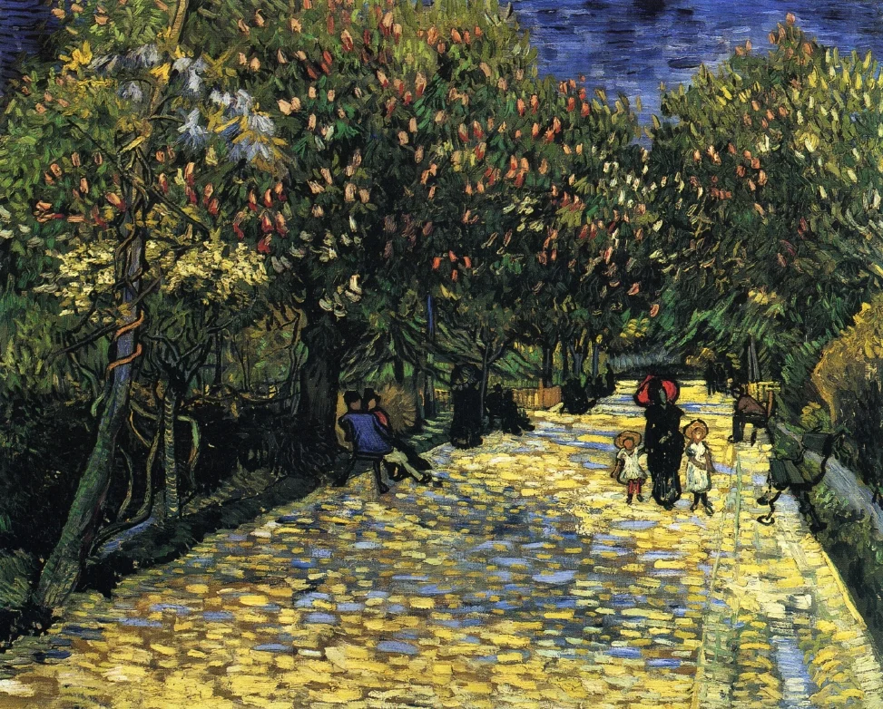 Avenue with Flowering Chestnut Trees.jpeg