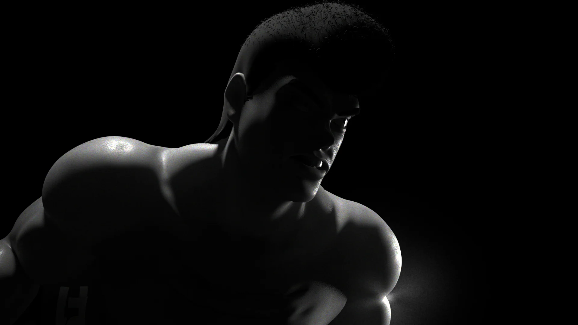 Black & White Sports Lighting